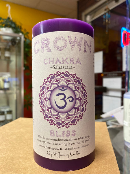 Crown Chakra Candle- Crystal Journey