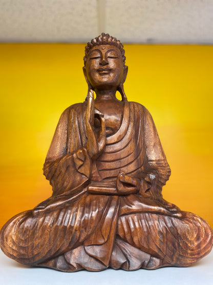 Buda XL sentado meditando - Hecho a mano en Bali