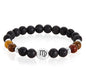 Pulsera de piedra de lava del Zodiaco/Aromaterapia