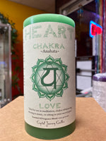 Heart Chakra Candle- Crystal Journey