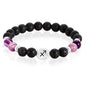 Pulsera de piedra de lava del Zodiaco/Aromaterapia