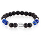 Pulsera de piedra de lava del Zodiaco/Aromaterapia