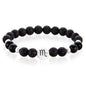 Pulsera de piedra de lava del Zodiaco/Aromaterapia