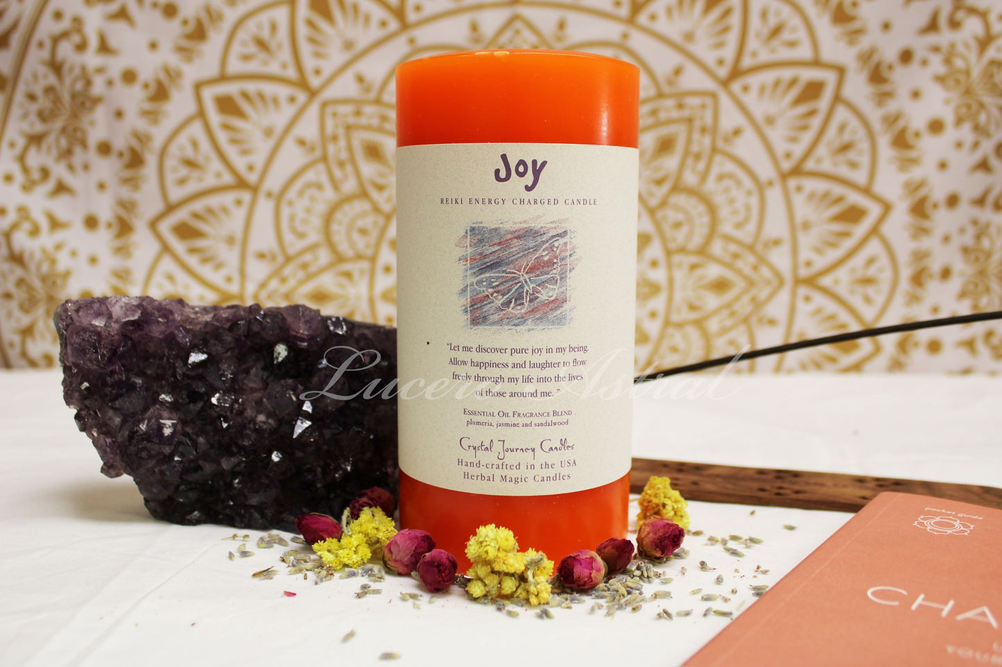 Vela energética Joy Reiki