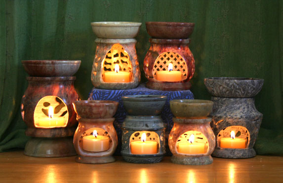 Soap Stone Aroma Lamps